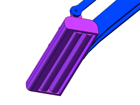 Stair cleaning robot 3D Model