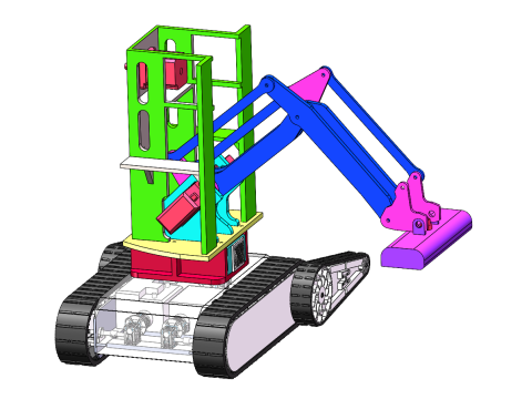 Stair cleaning robot 3D Model