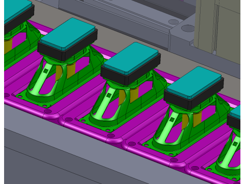 오디오 스피커 자동조립 생산라인 3D 모델