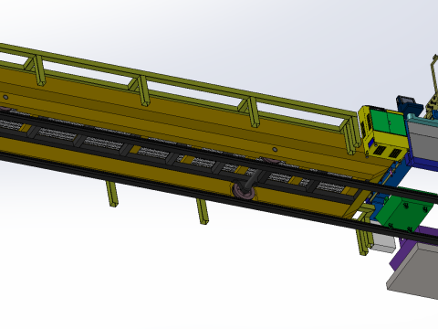 Automatischer Schneidarbeitsplatz 3D Modell