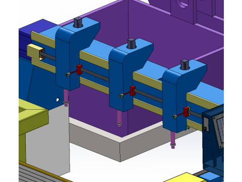 Automatischer Schneidarbeitsplatz 3D Modell