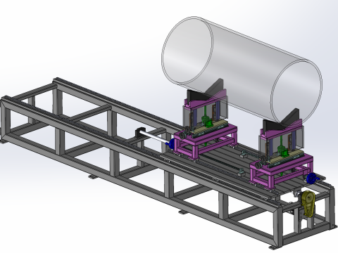 Горизонтальний полірувальник 3D Модель