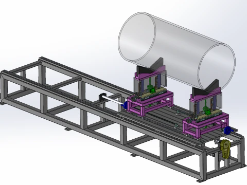 Pulidora horizontal Modelo 3D