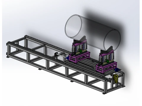 Horizontal polisher 3D Model