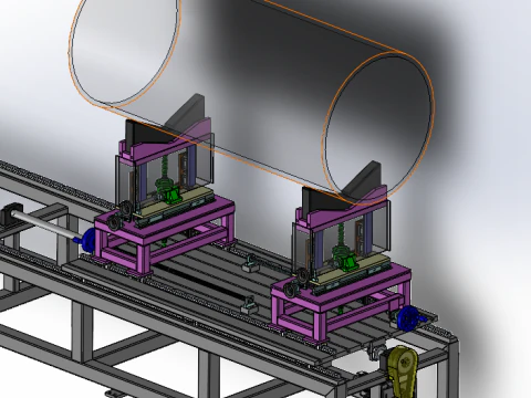 Horizontal polisher 3D Model