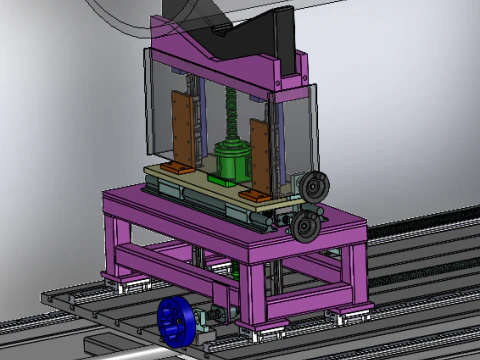 Horizontal polisher 3D Model