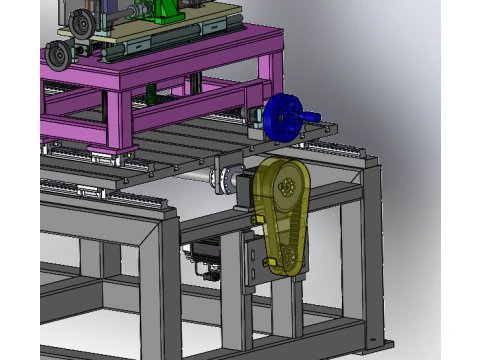 Horizontal polisher 3D Model