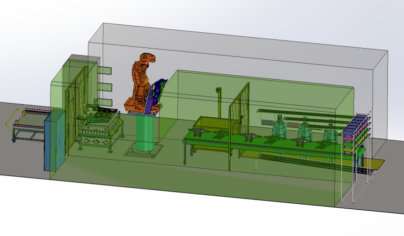 Робоча станція для різання воріт, виготовлених під тиском 3D Модель .c4d .max .obj .3ds .fbx .stl .blend 