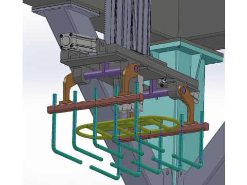 Werkstation voor kartonverwerking 3D Model