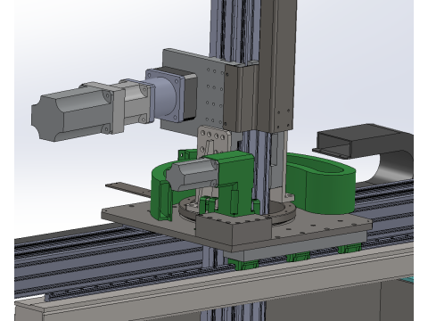 Werkstation voor kartonverwerking 3D Model
