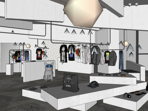 日本时尚品牌 3D 模型