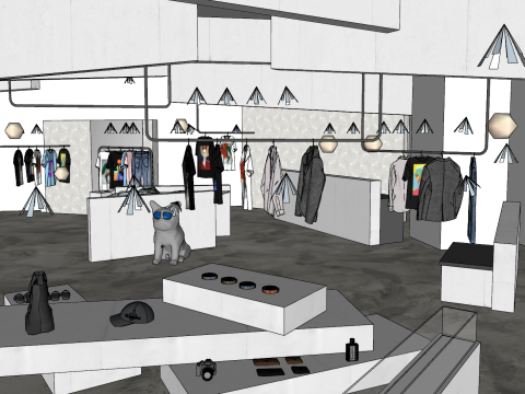 marque de mode japonaise Modèle 3D