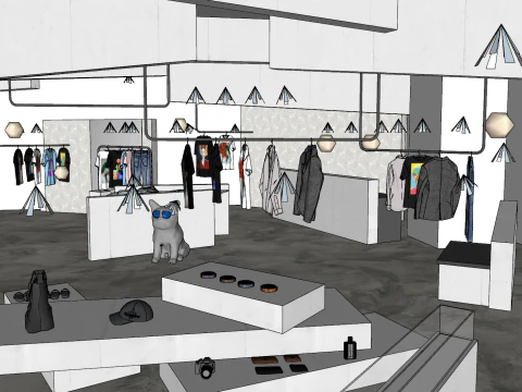 Japanese fashion brand 3D Model