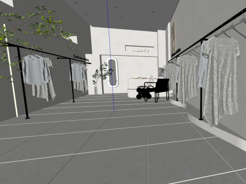 モダンな婦人服店 3Dモデル