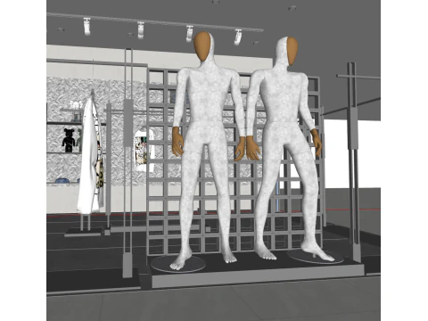 Brand image flagship store model 3D Model