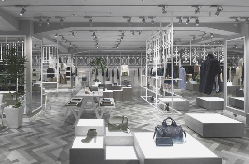 Giyim ve Bagaj için Stereoskopik Sergi Entegre Alanı 3D Model .c4d .max .obj .3ds .fbx .stl .blend 