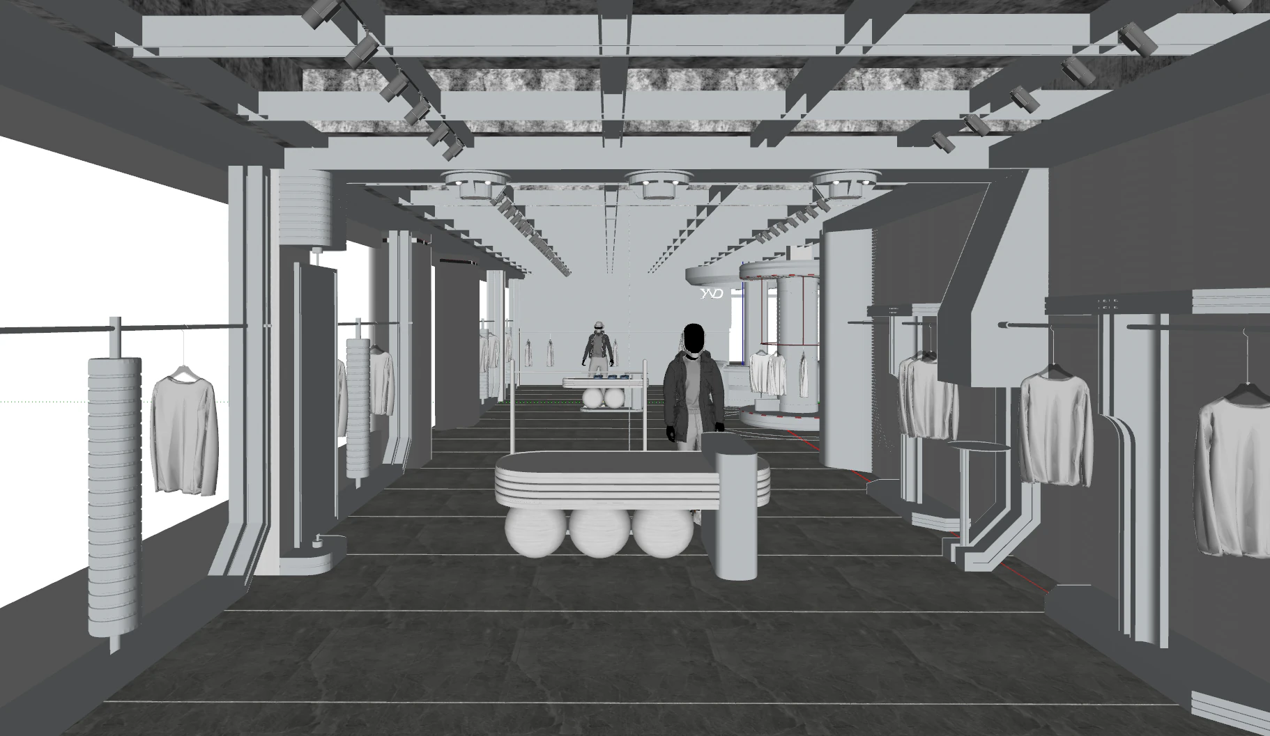 Modern Fashion Clothing and Accessories Collection Store 3D Model .c4d .max .obj .3ds .fbx .stl .blend 