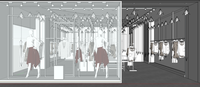 बुटीक स्टोर्स के लिए यूनिवर्सल एसयू मॉडल-कपड़े के बैग और सहायक उपकरण व्यवसाय प्रकारों के लिए अनुकूल 3D मॉडल .c4d .max .obj .3ds .fbx .stl .blend 