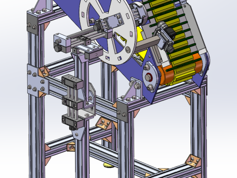 Bleistiftinspektion Förderband Industriekamera 3D digitale Modellzeichnung xt FormatSW 3D 3D Modell