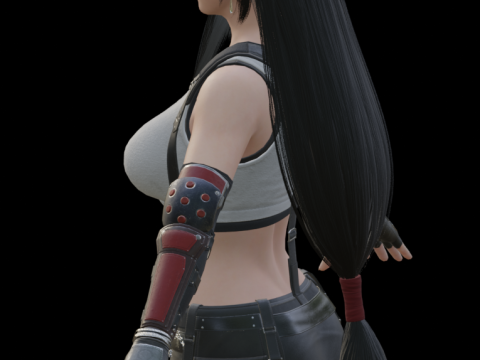 Female character 3D Model