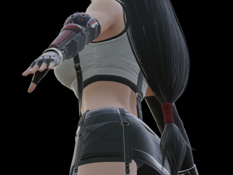 Female character 3D Model