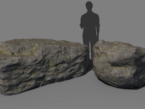 38 rocce naturali Modello 3D