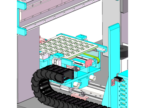 सीपीयू फिल्म लैमिनेटिंग मशीन क्लिप फीडिंग सॉलिडवर्क्स 3डी 3D मॉडल