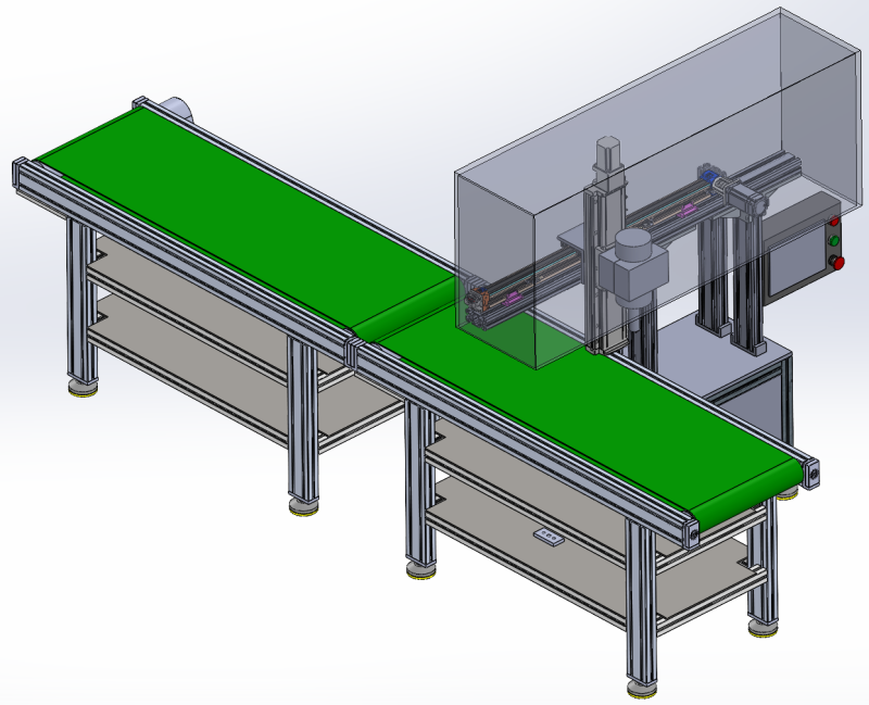 Fully automatic plasma cleaning equipment 3D Model .c4d .max .obj .3ds .fbx .stl .blend