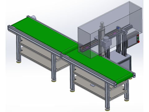 Tam otomatik plazma temizleme ekipmanı 3D Model