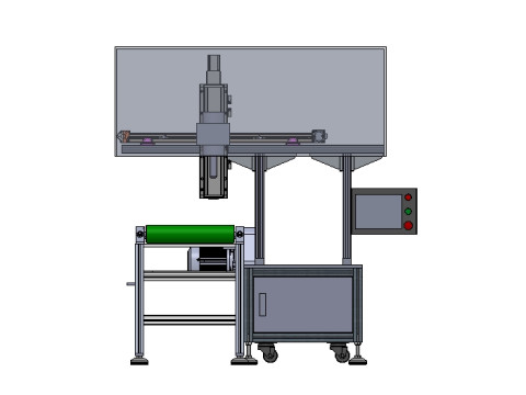 全自動プラズマ洗浄装置 3Dモデル