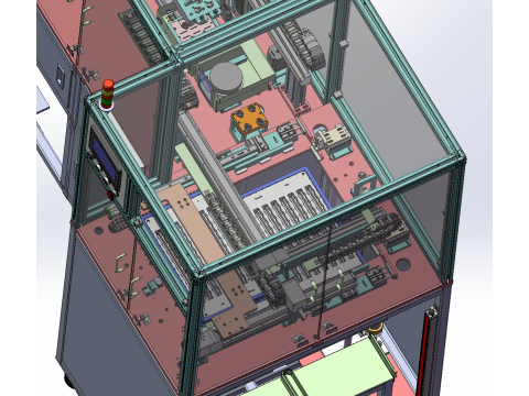 Lini produksi rotor motor SolidWorks 3D Model 3D
