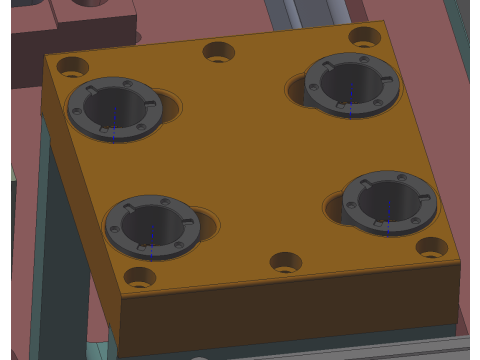 Lini produksi rotor motor SolidWorks 3D Model 3D