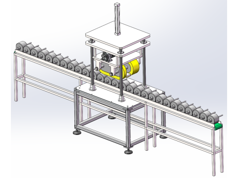 Вал двигателя смазан SolidWorks 3D 3D Модель