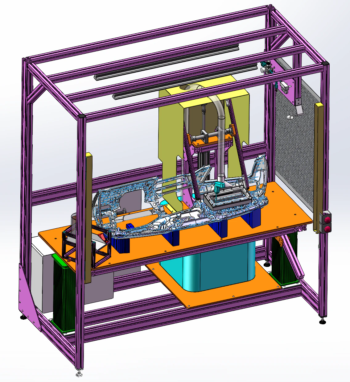 Product Cleaning Workstation SolidWorks 3D 3D Model .c4d .max .obj .3ds .fbx .stl .blend