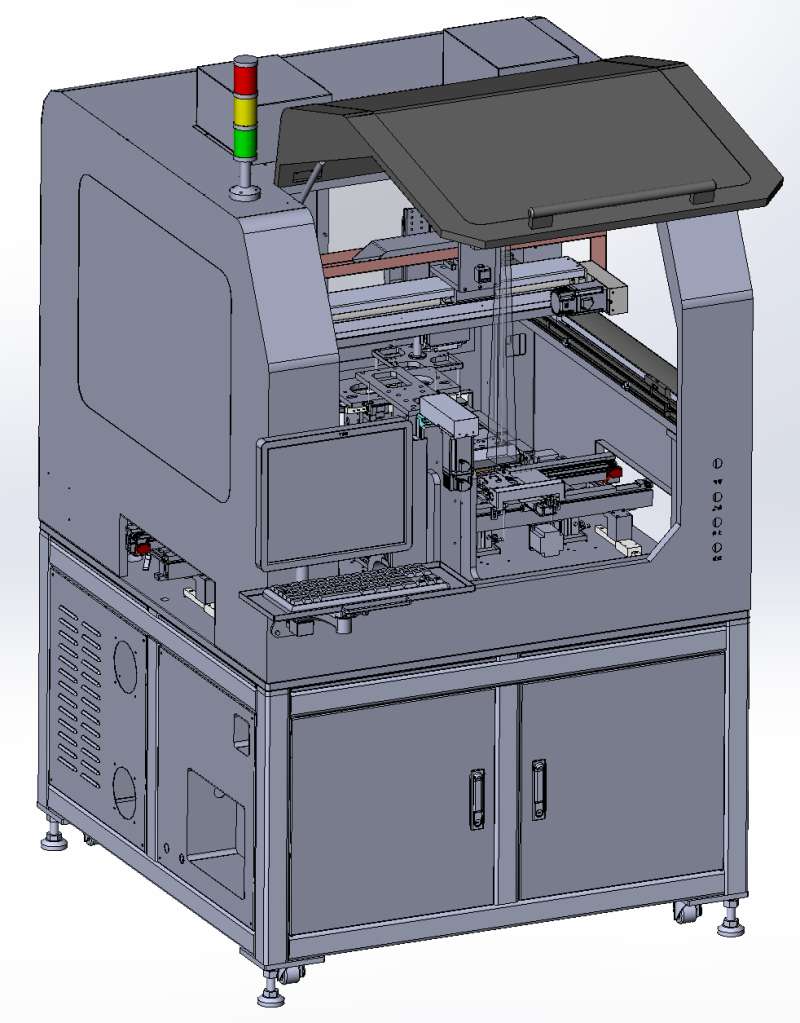 製品フラップ外観検査装置 3Dモデル .c4d .max .obj .3ds .fbx .stl .blend 