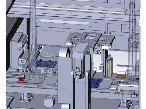 製品フラップ外観検査装置 3Dモデル