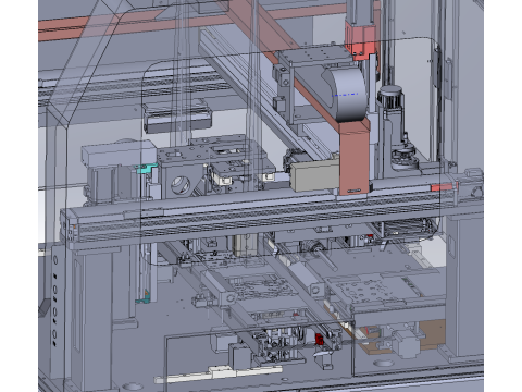 製品フラップ外観検査装置 3Dモデル