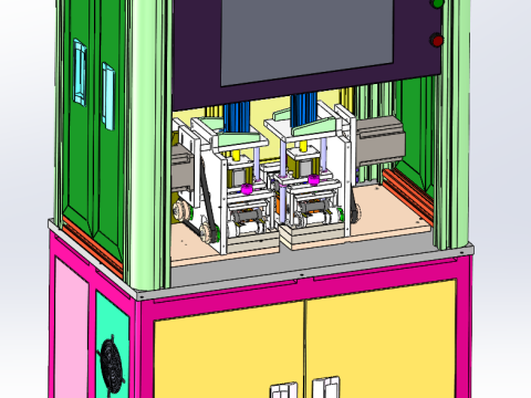 电阻自动弯脚 SolidWorks 3D 3D 模型