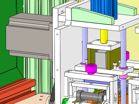 抵抗自動曲げ脚 SolidWorks 3D 3Dモデル