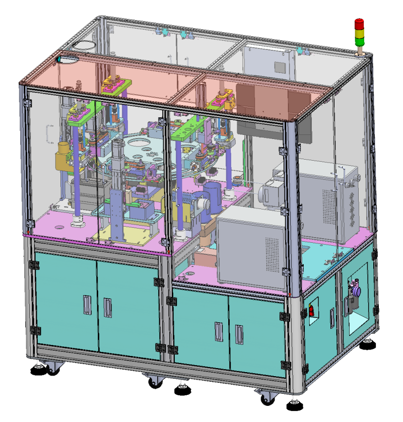 Döner tablalı lazer soyma makinesi SolidWorks 3D 3D Model .c4d .max .obj .3ds .fbx .stl .blend 