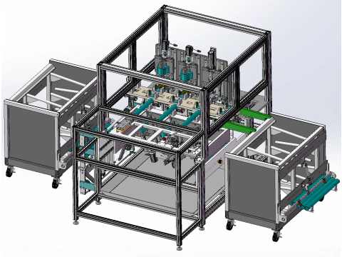 Automatic Drilling Machine SolidWorks 3D 3D Model
