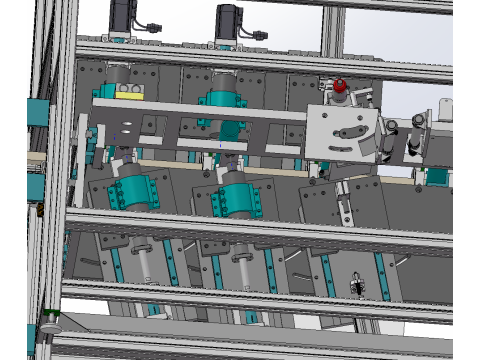 Automatische Bohrmaschine SolidWorks 3D 3D Modell