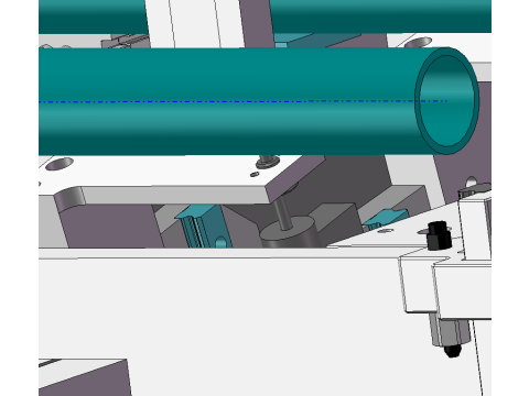 Automatische Bohrmaschine SolidWorks 3D 3D Modell
