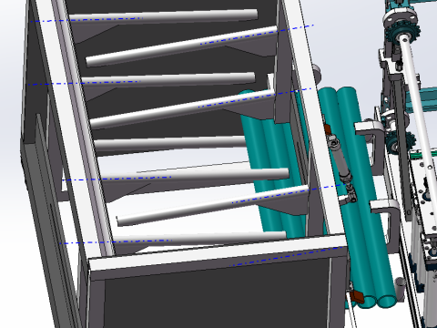 Automatische Bohrmaschine SolidWorks 3D 3D Modell