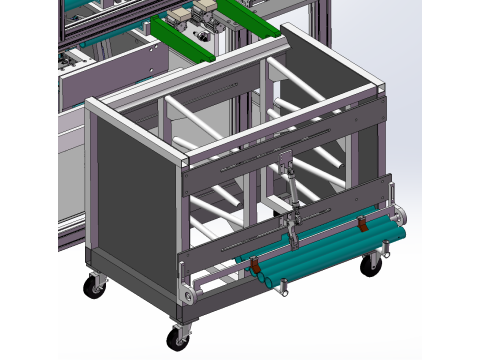 Automatische Bohrmaschine SolidWorks 3D 3D Modell