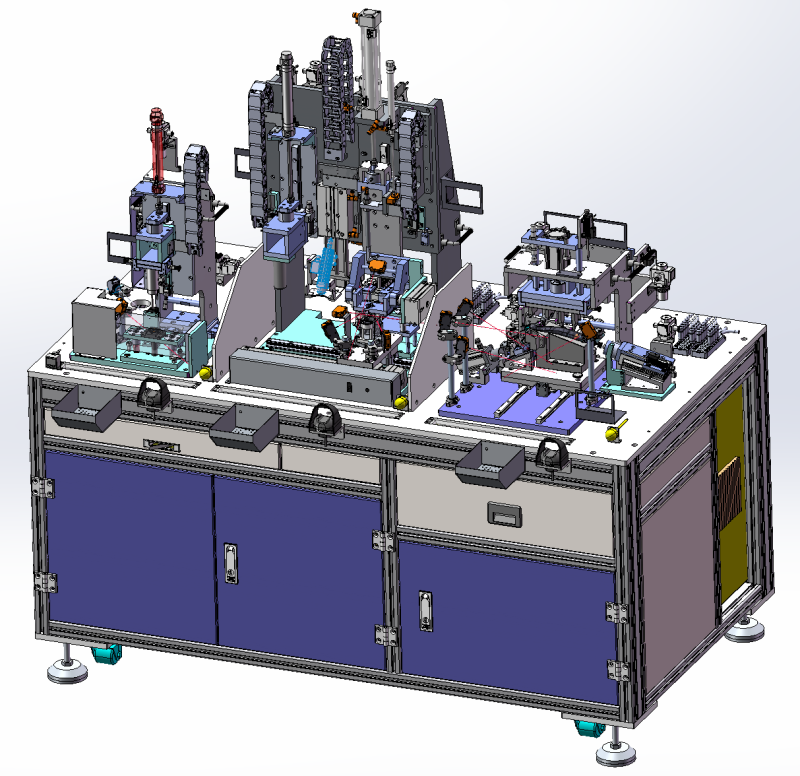 Automatyczna wiertarka SolidWorks 3D Model 3D .c4d .max .obj .3ds .fbx .stl .blend 