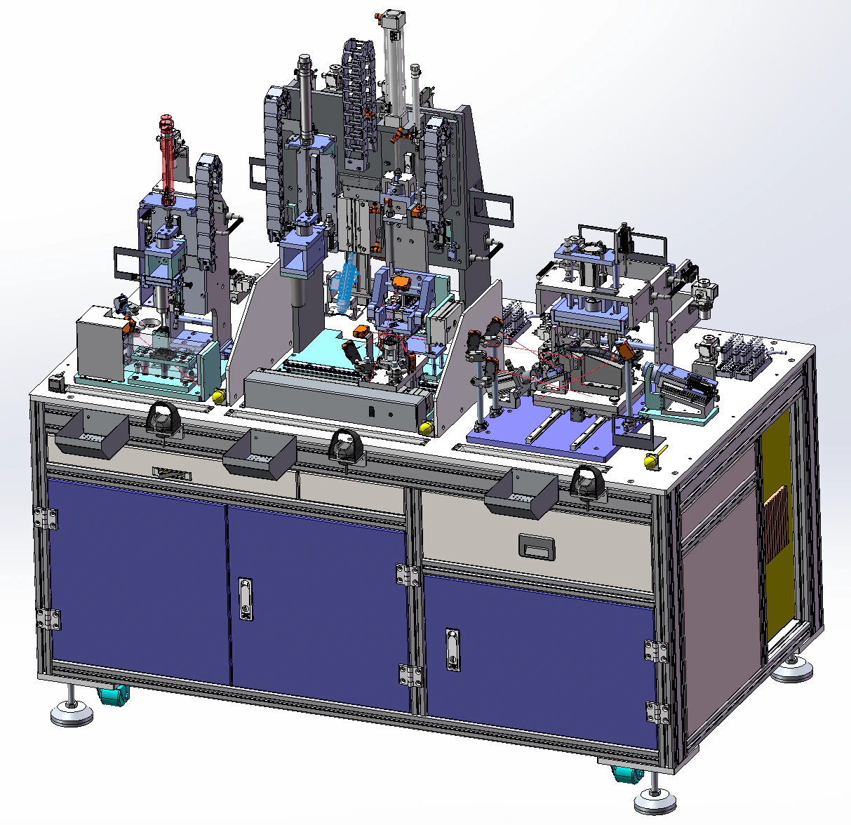 자동 드릴링 머신 SolidWorks 3D 3D 모델 .c4d .max .obj .3ds .fbx .stl .blend 