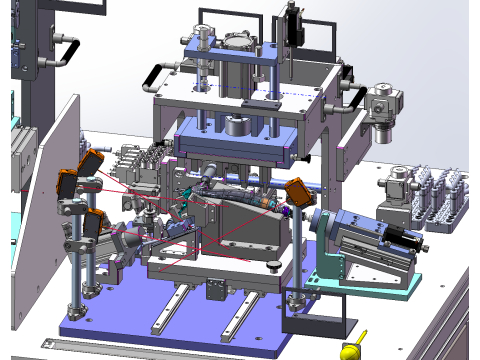 Automatyczna wiertarka SolidWorks 3D Model 3D