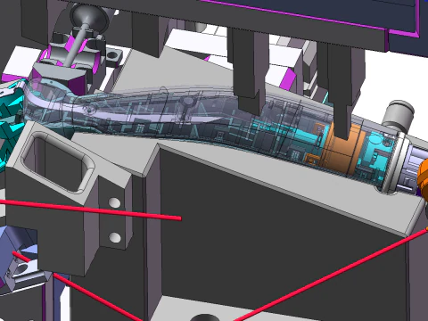 자동 드릴링 머신 SolidWorks 3D 3D 모델