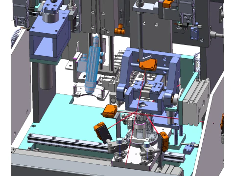 자동 드릴링 머신 SolidWorks 3D 3D 모델